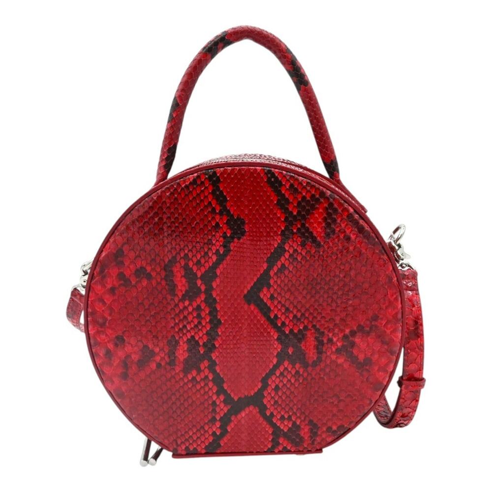 Wyld Empyre The Blair Hat Box Red Snakeskin